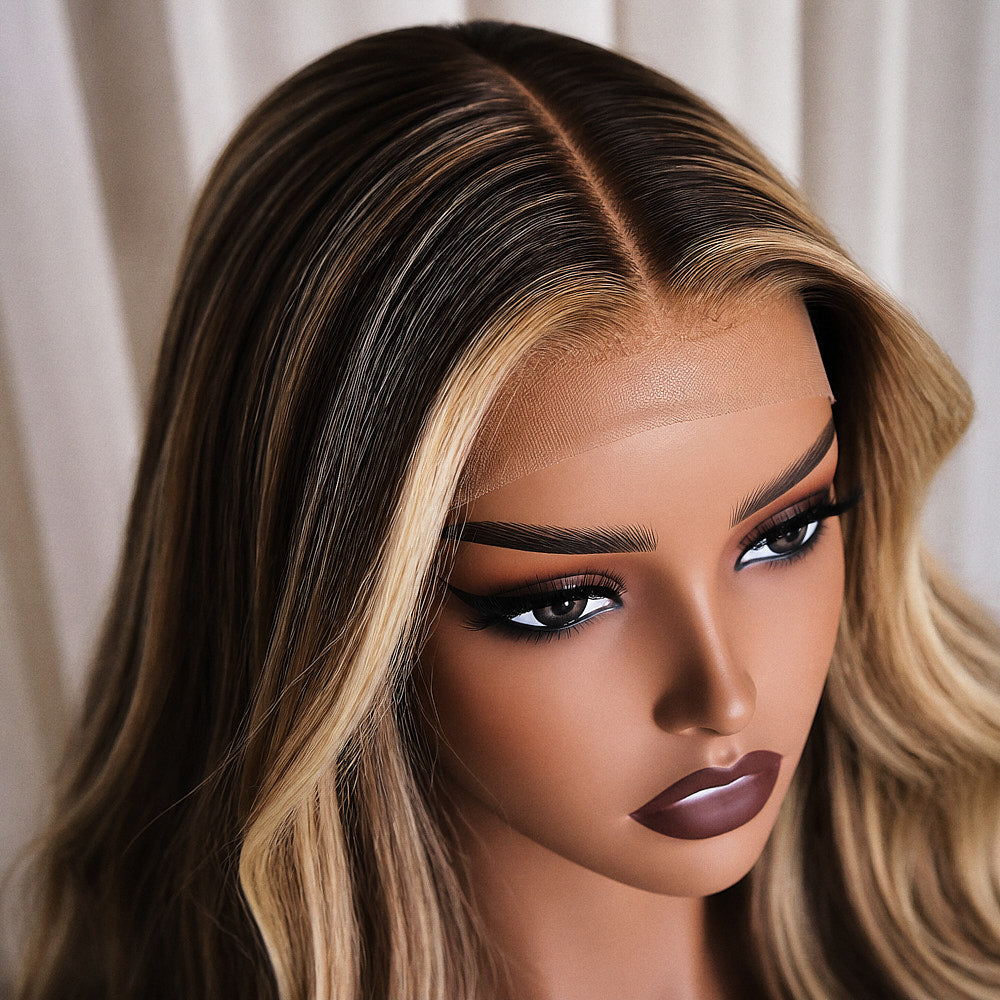 CARTER 18 INCH - Lived In Brunette - Human Hair Wig