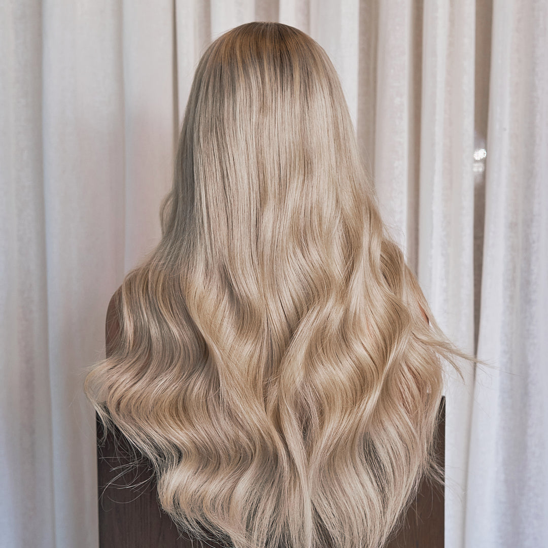 LUCIA 18 INCH - Lived In Blonde - Human Hair Wig