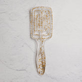 LUXE RECTANGLE DETANGLE BRUSH - Gold Glitter - Milk & Honey Wigs