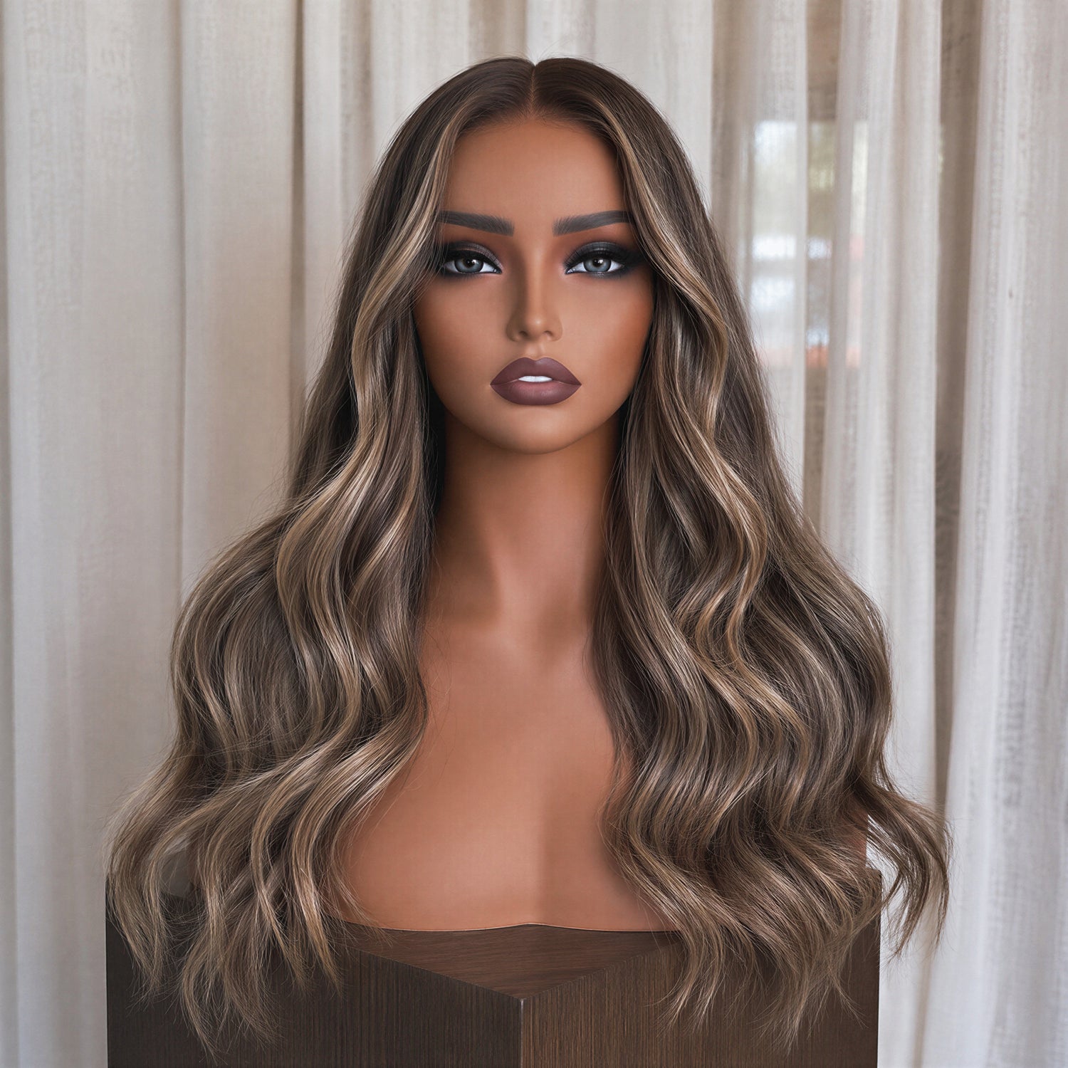 DOVE 18 INCH - Ombre Bronde - Human Hair Wig