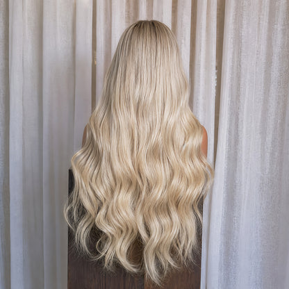LUCIA 26 INCH - Lived In Blonde - Human Hair Wig
