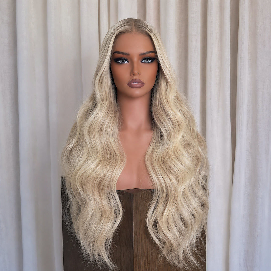 LUCIA 26 INCH - Lived In Blonde - Human Hair Wig