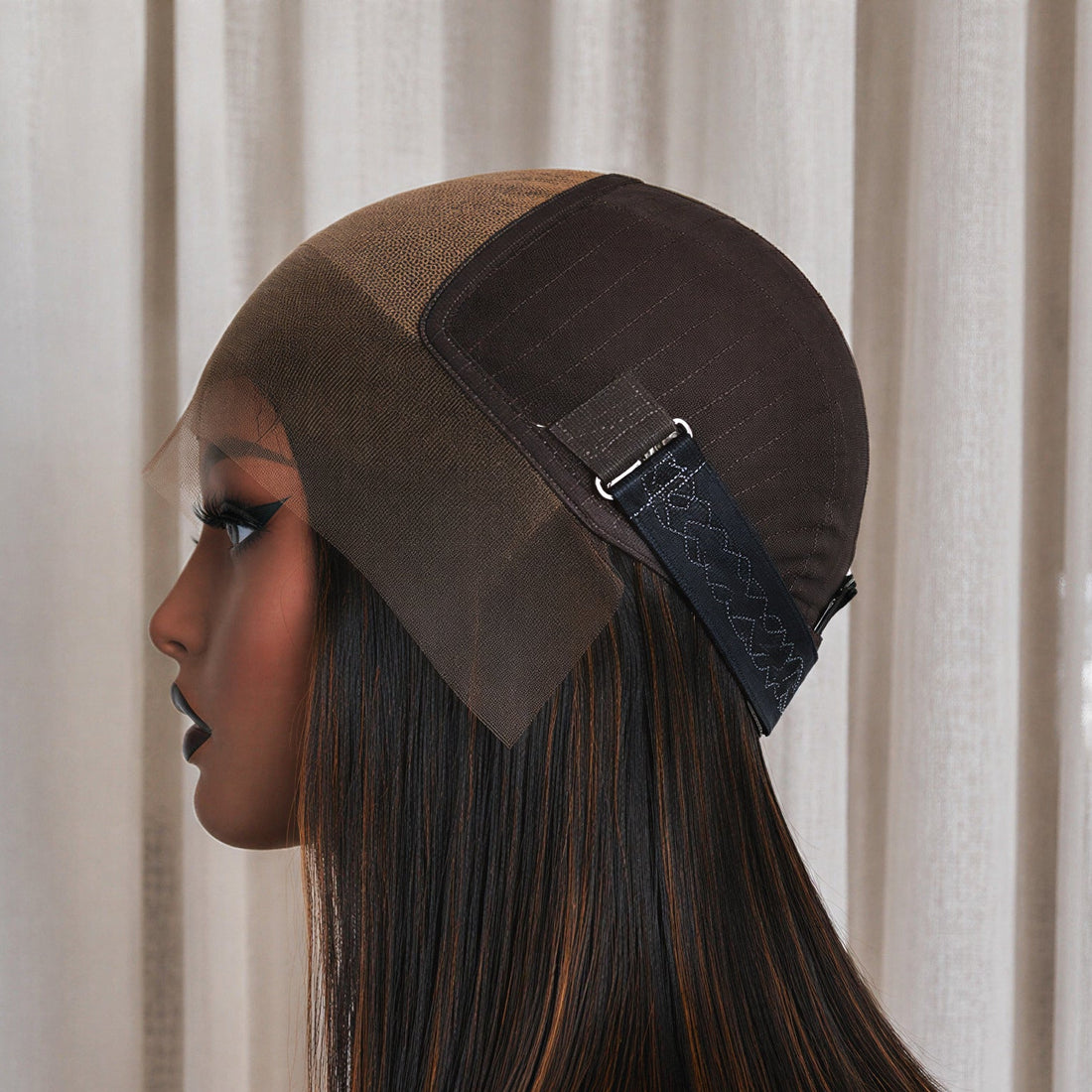 ANEESHA 14 INCH - Ombre Brown - Human Hair Wig