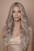 MARINA - Ash Grey - Lace Front Wig - Milk & Honey Wigs