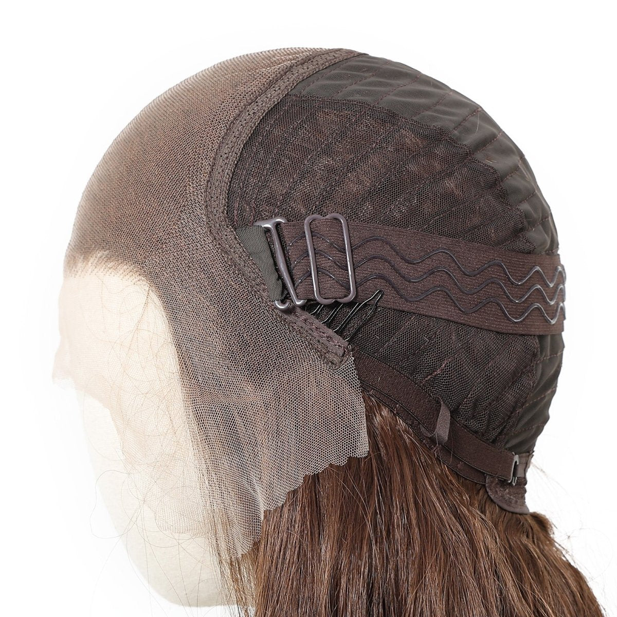 Medium Chocolate Brown Wavy 13x6 Lace Front Wig - MARKETPLACE - Milk &amp; Honey Wigs