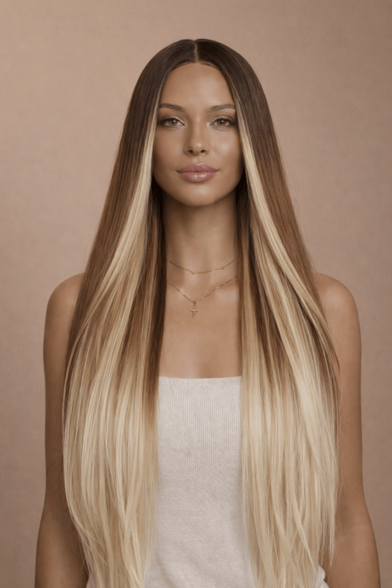 MEGAN - Caramel - Lace Front Wig - Milk &amp; Honey Wigs