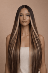 MEGAN - Mocha - Lace Front Wig - Milk & Honey Wigs