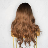 MELINDA Ombre Brown Fringe Wig - Milk & Honey Wigs