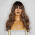 MELINDA Ombre Brown Fringe Wig - Milk & Honey Wigs