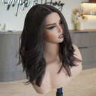 MELISSA Dark Brown Lace Front Wig - Milk & Honey Wigs