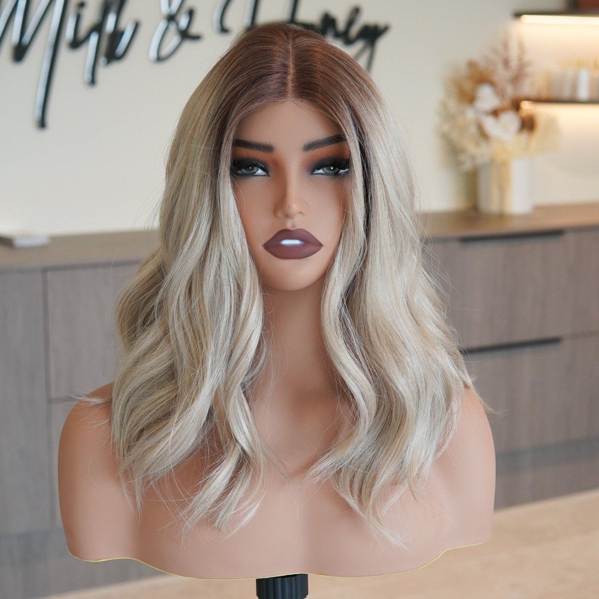 MELISSA Ombre Blonde Lace Front Wig - Milk &amp; Honey Wigs