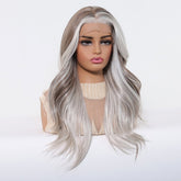 Miixed Salt & Pepper Grey 13x6 Lace Front Wig - MARKETPLACE - Milk & Honey Wigs