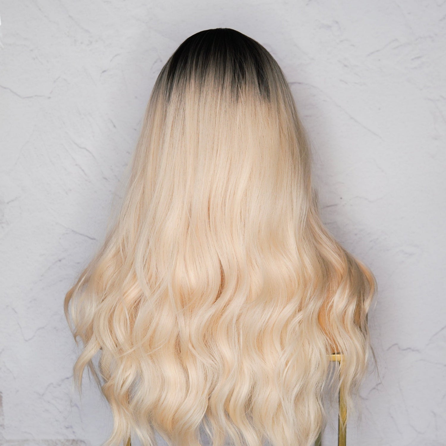 MILAH Blonde Ombre Fringe Wig - Milk &amp; Honey Wigs