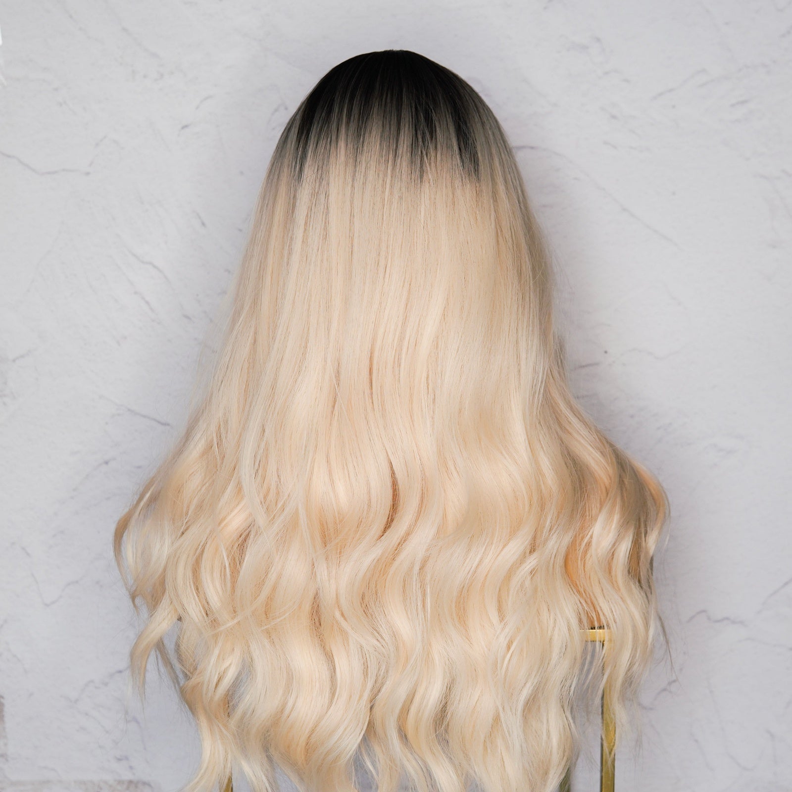 MILAH Blonde Ombre Fringe Wig - Milk &amp; Honey Wigs
