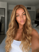 MILAN - Dark Blonde Ombre - Human Hair Wig - Milk & Honey Wigs