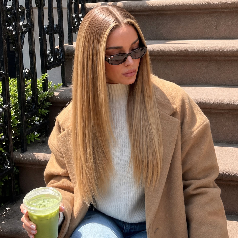 MILAN 22 INCH - Dark Blonde Ombre - Human Hair Wig