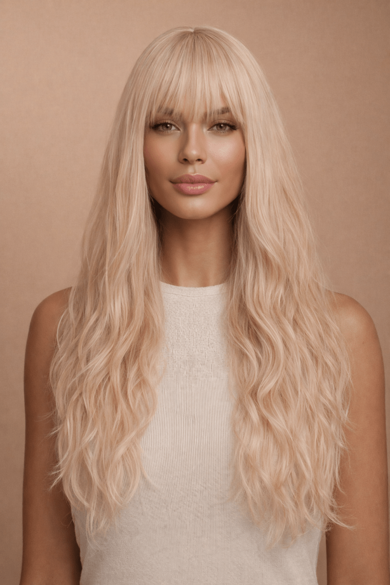 MILLY - Beach Blonde - Fringe Wig - Milk &amp; Honey Wigs