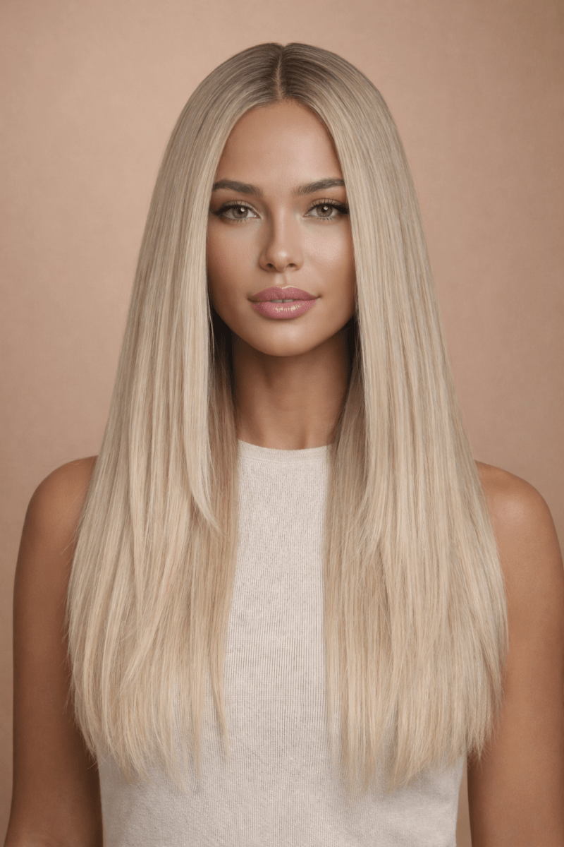 MISHKA - Ombre Blonde - Lace Front Wig - Milk &amp; Honey Wigs