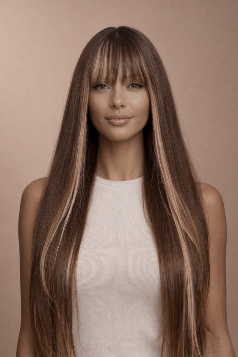 MONTANA - Mocha - Fringe Wig - Milk &amp; Honey Wigs