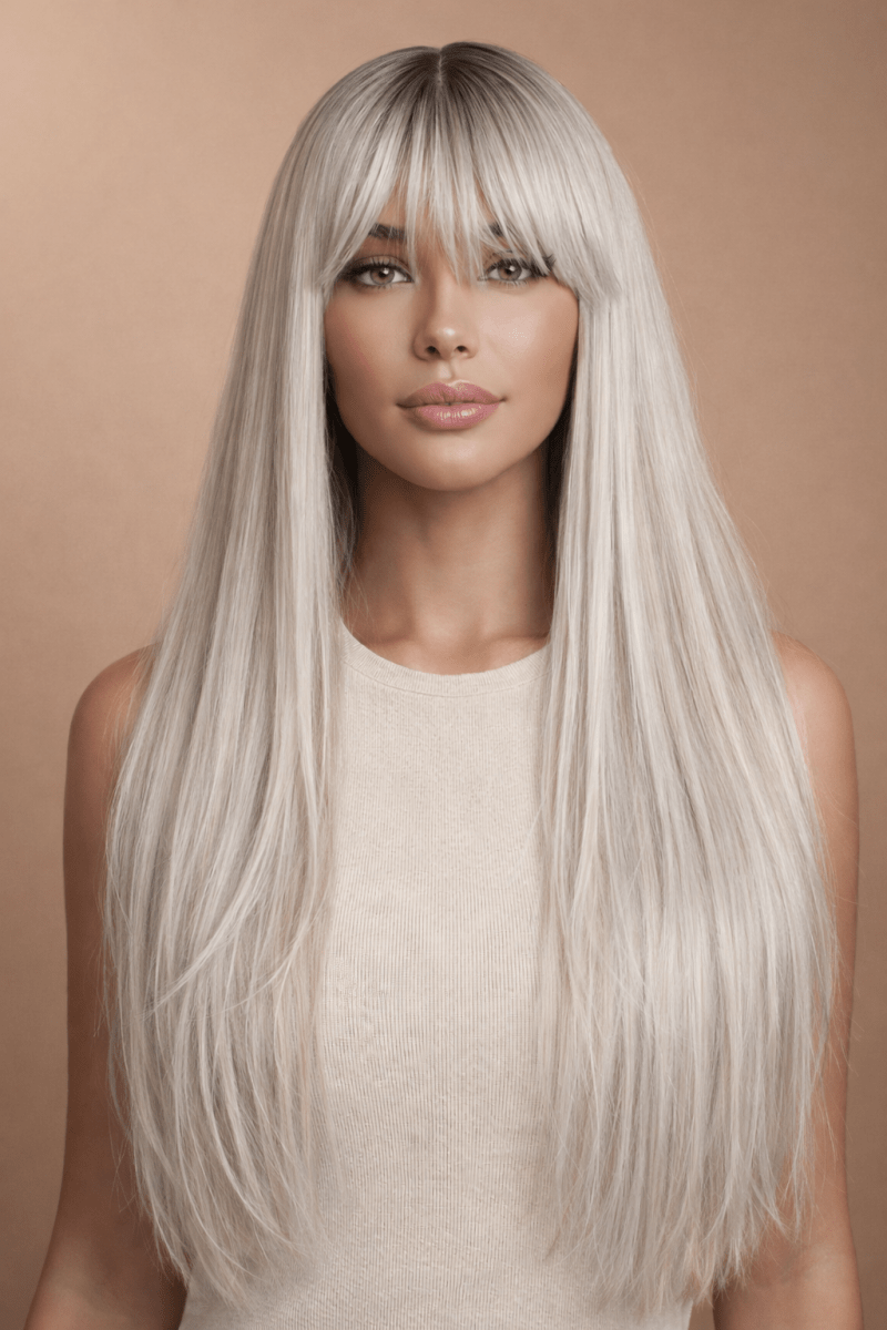 MONTANA - Ombre Blonde - Fringe Wig - Milk &amp; Honey Wigs