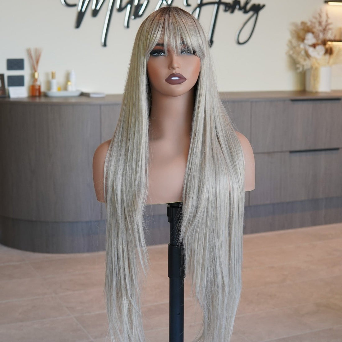 MONTANA Ombre Caramel Fringe Wig - Milk &amp; Honey Wigs