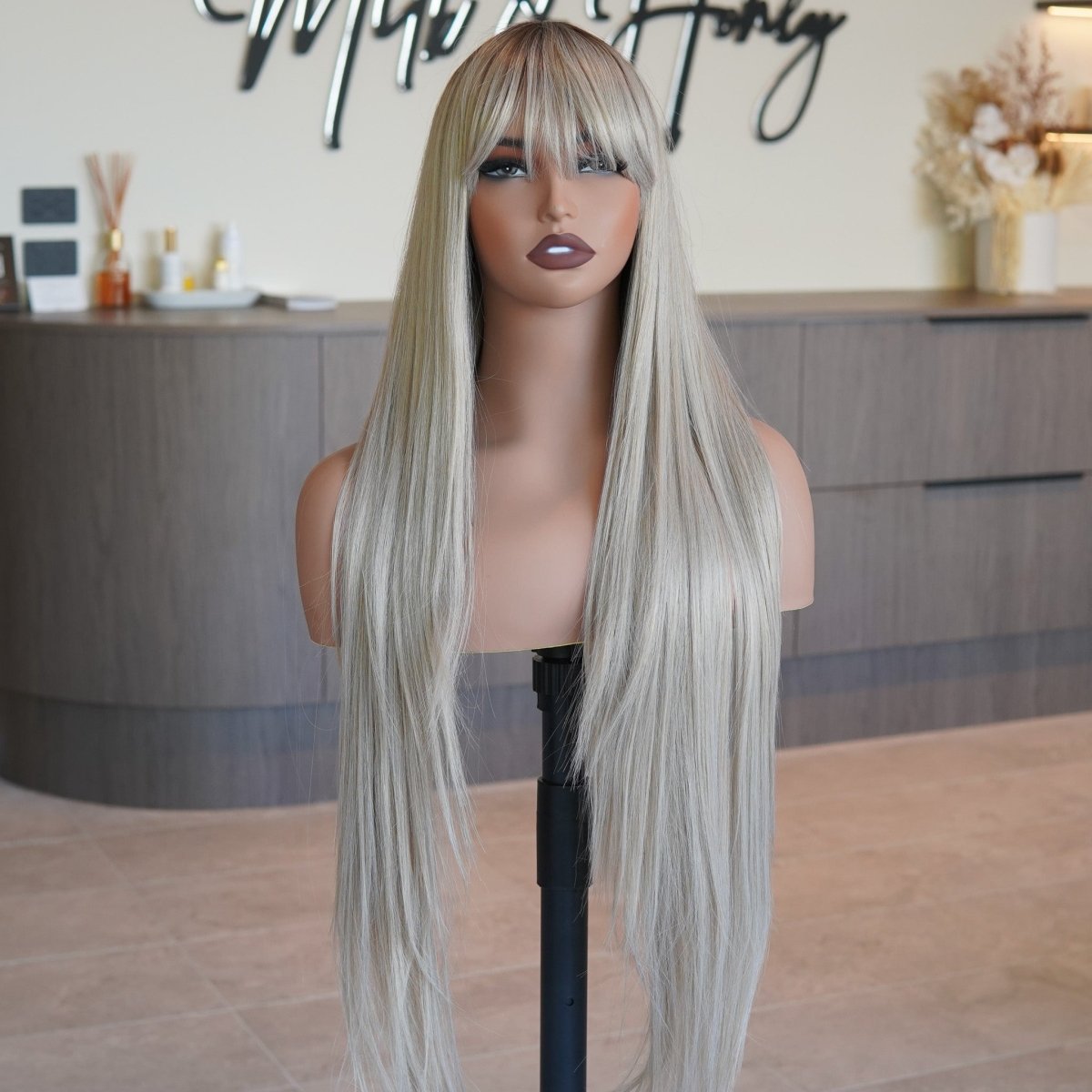 MONTANA Ombre Caramel Fringe Wig - Milk &amp; Honey Wigs