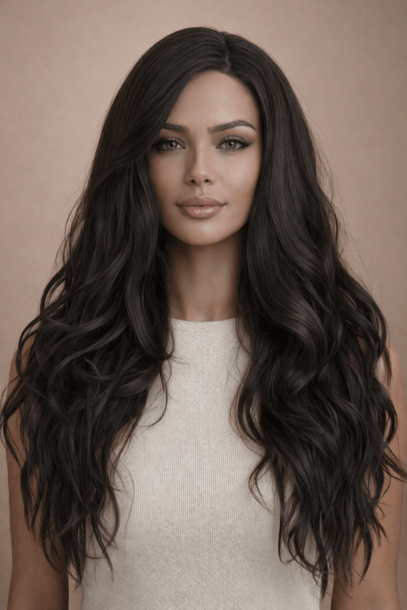 MONTE - Dark Brown - Lace Front Wig - Milk &amp; Honey Wigs