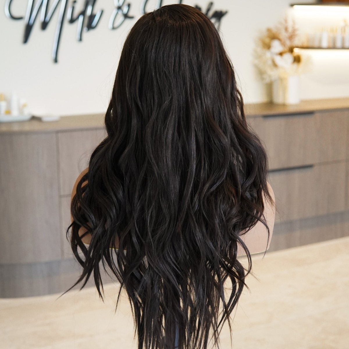 MONTE Dark Brown Lace Front Wig - Milk &amp; Honey Wigs