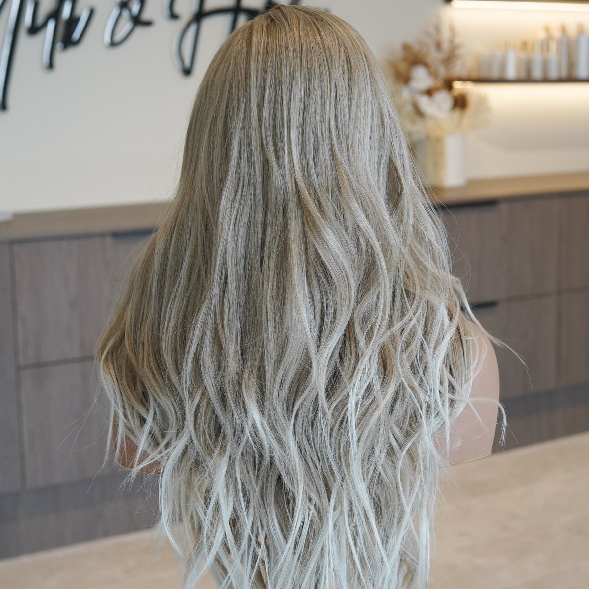 MONTE Frosted Blonde Lace Front Wig - Milk &amp; Honey Wigs