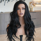 MONTE Natural Black Lace Front Wig - Milk & Honey Wigs