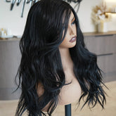 MONTE Natural Black Lace Front Wig - Milk & Honey Wigs
