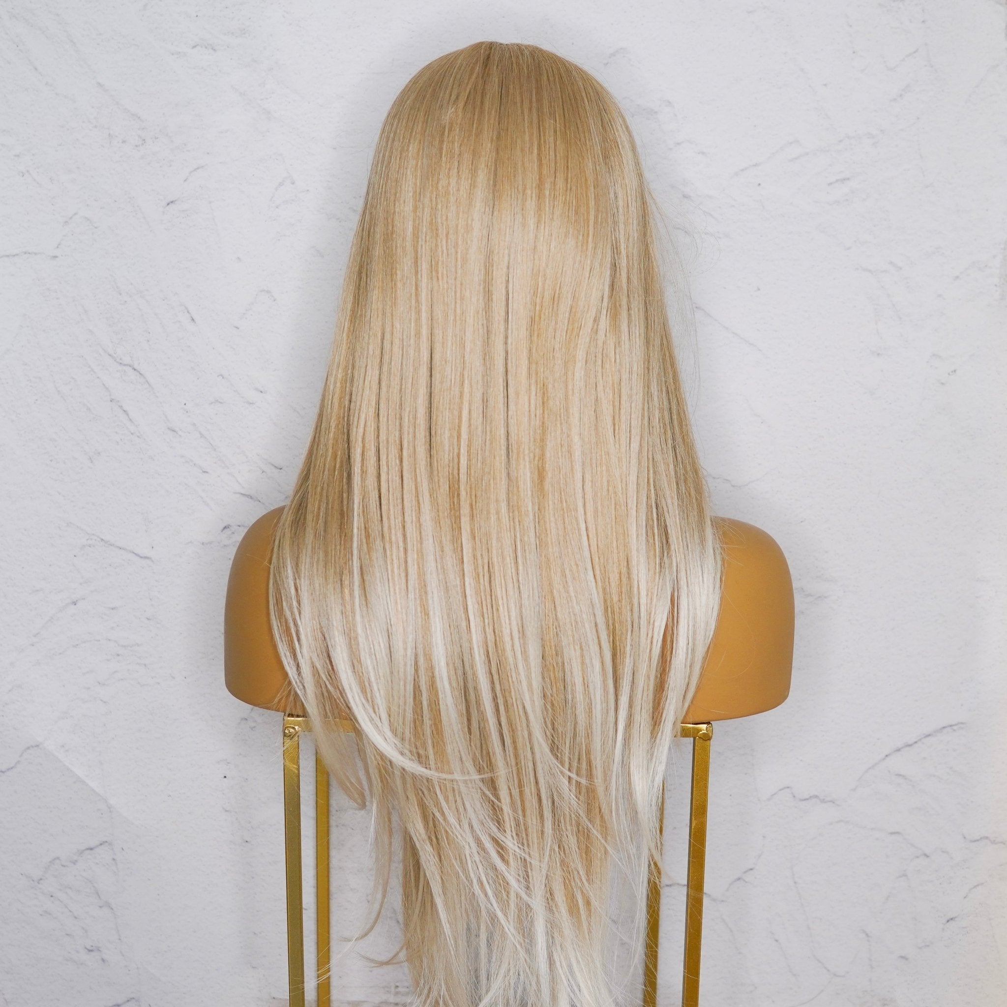 NATALIA Frosted Blonde Lace Front Wig - Milk &amp; Honey Wigs