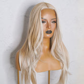 NATALIA Frosted Blonde Lace Front Wig - Milk & Honey Wigs