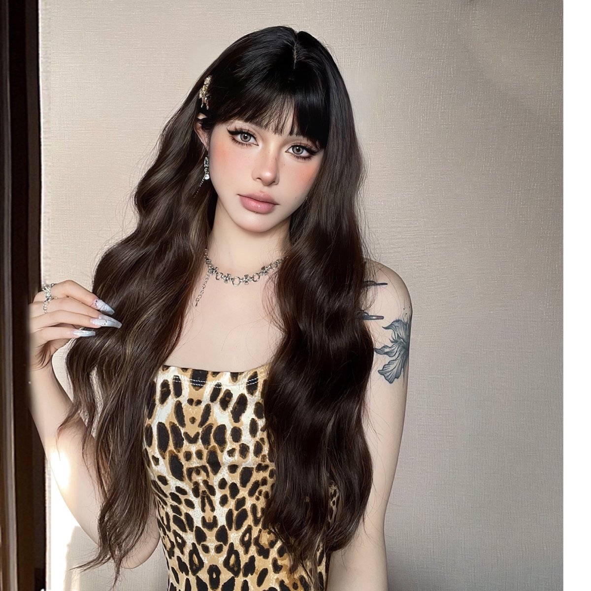 Natural Black Wavy Wig - MARKETPLACE - Milk &amp; Honey Wigs
