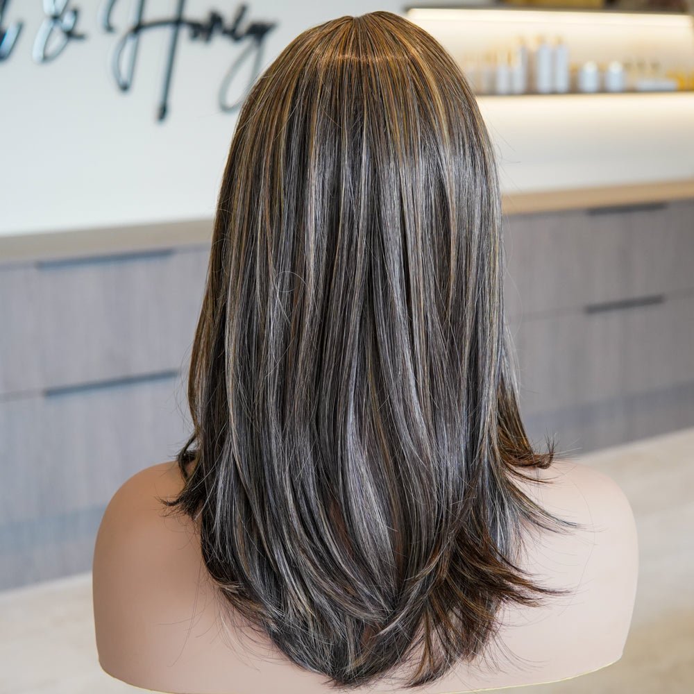 NOA Silk Mono Top Lace Front Wig - Milk &amp; Honey Wigs