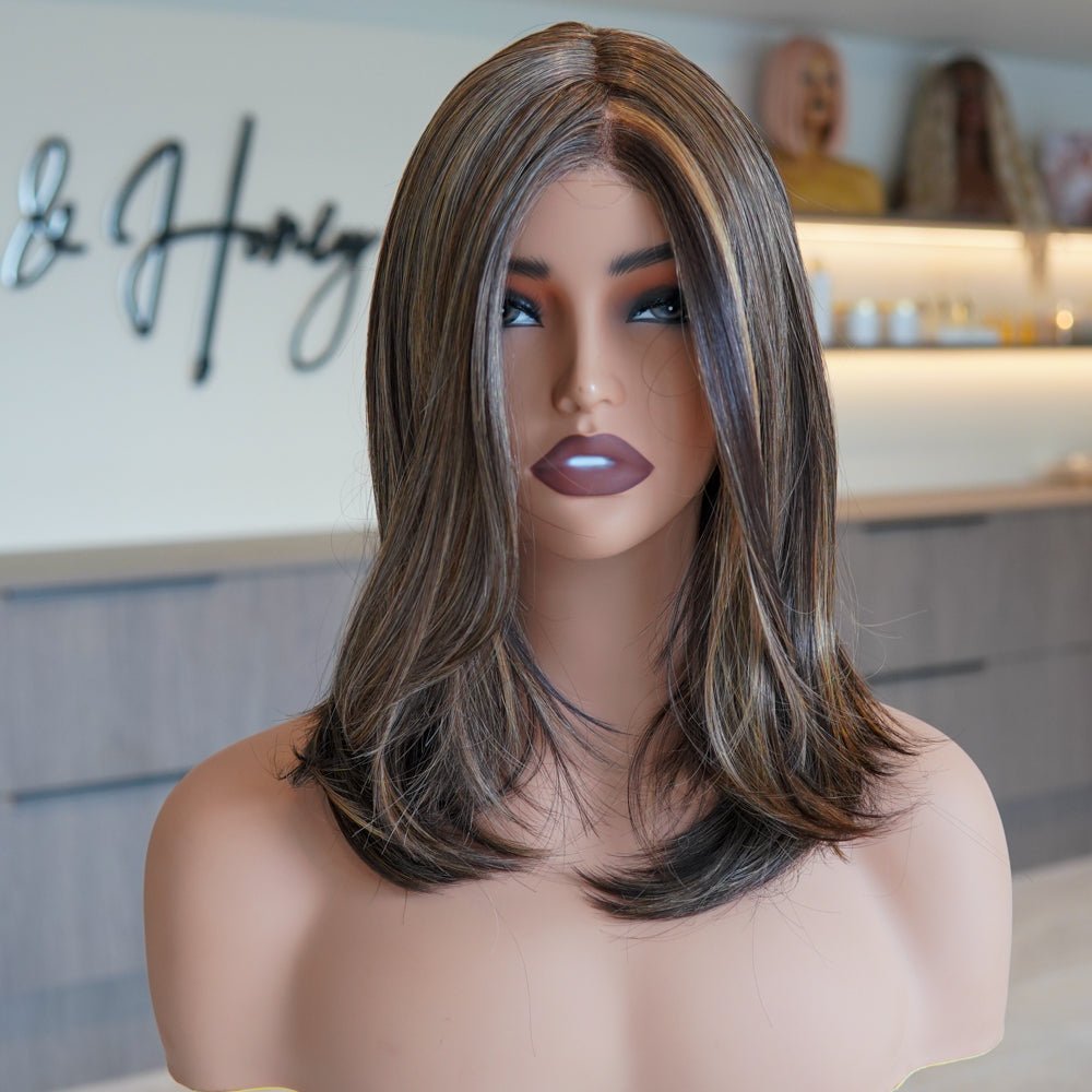 NOA Silk Mono Top Lace Front Wig - Milk &amp; Honey Wigs