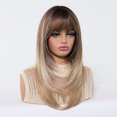 Ombre Brown Fringe Wig - MARKETPLACE - Milk & Honey Wigs