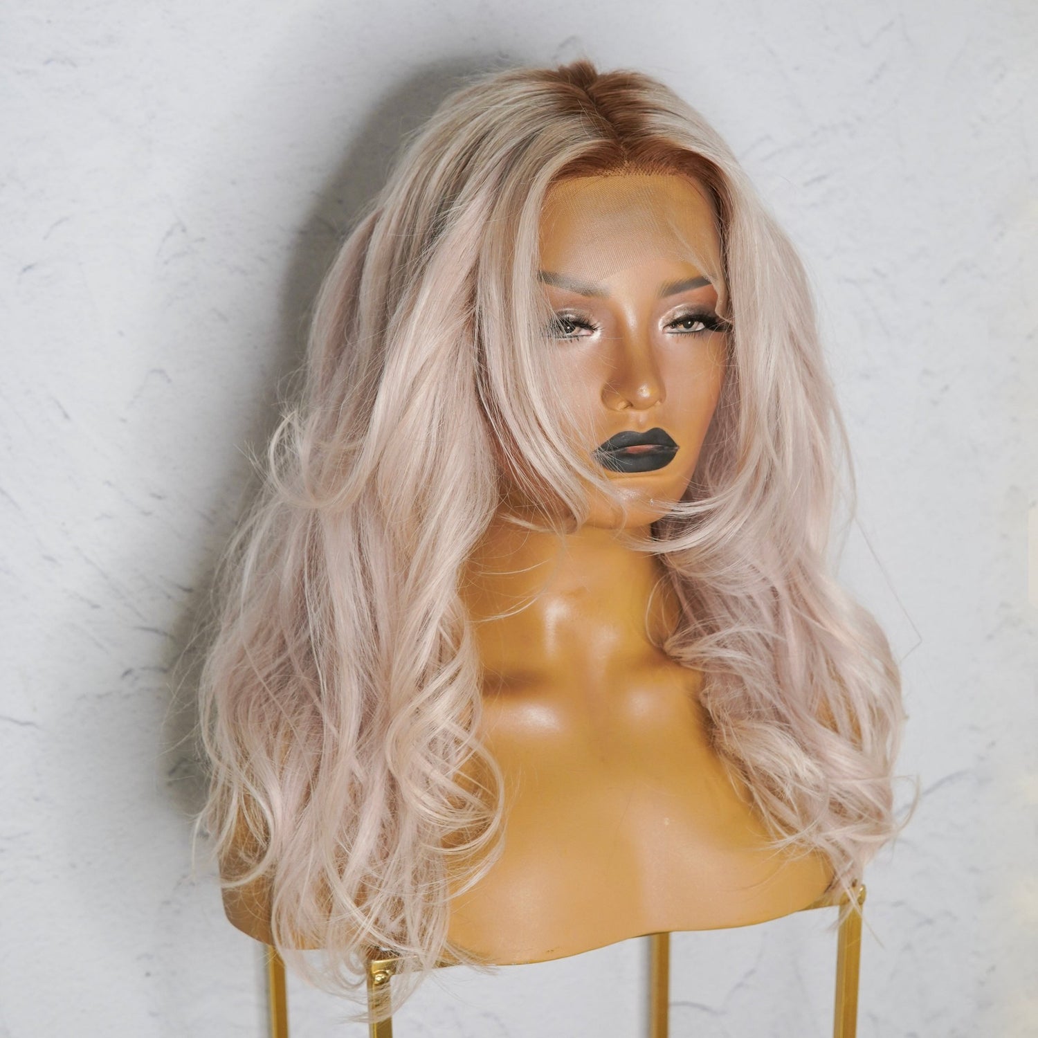 PAM Blonde Human Hair 13x4 Lace Front Wig - Milk &amp; Honey Wigs