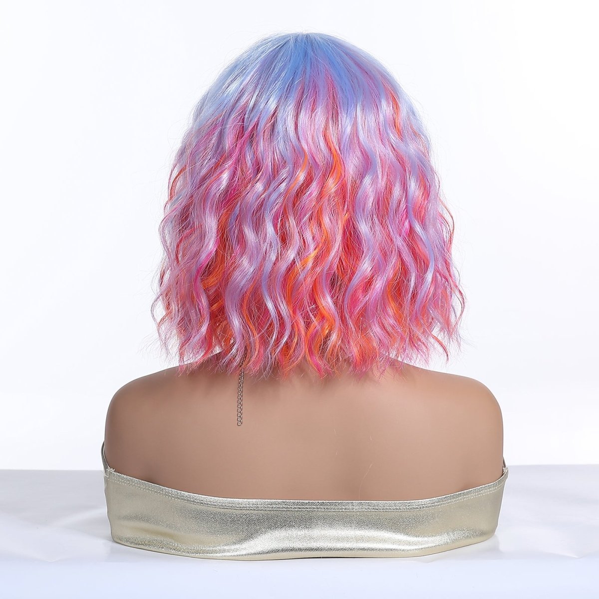 Pastel Rainbow Bob with Fringe Wig - MARKETPLACE - Milk &amp; Honey Wigs