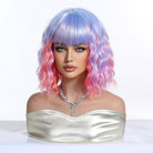 Pastel Rainbow Bob with Fringe Wig - MARKETPLACE - Milk & Honey Wigs