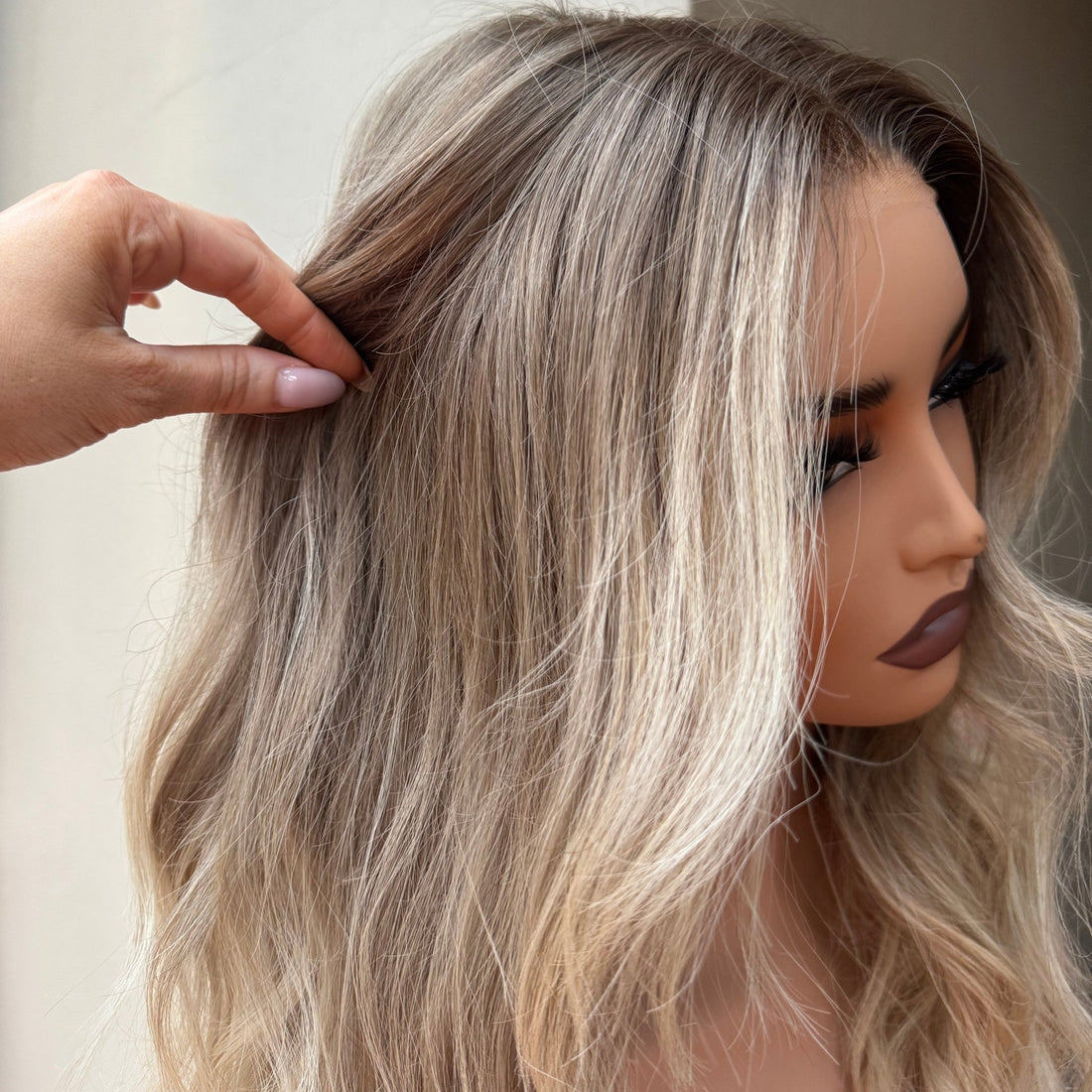 PAYTON Lived In Blonde Human Hair Lace Front Wig ** READY TO SHIP ** - Milk &amp; Honey Wigs