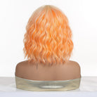 Peach Orange Wavy Bob Wig - MARKETPLACE - Milk & Honey Wigs