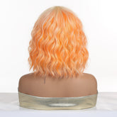 Peach Orange Wavy Bob Wig - MARKETPLACE - Milk & Honey Wigs