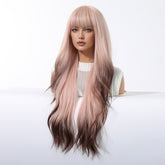 Pink Ombre Long Wavy Wig - MARKETPLACE - Milk & Honey Wigs
