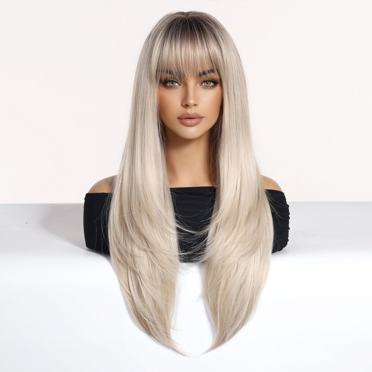 Platinum Blonde &amp; Light Gold Wig - MARKETPLACE - Milk &amp; Honey Wigs