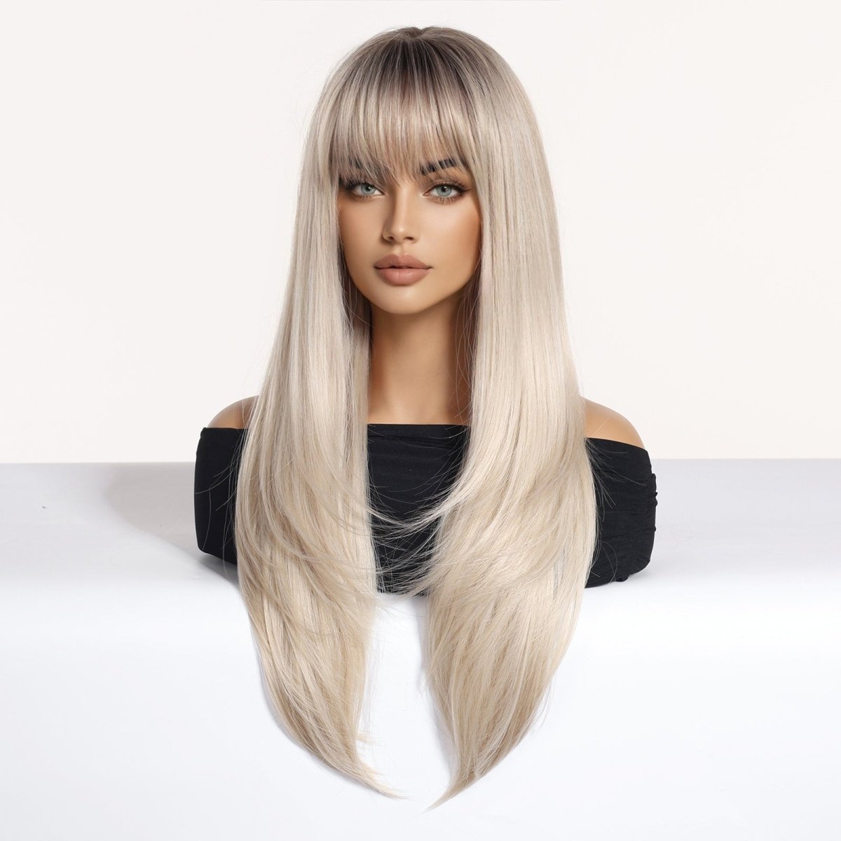 Platinum Blonde &amp; Light Gold Wig - MARKETPLACE - Milk &amp; Honey Wigs