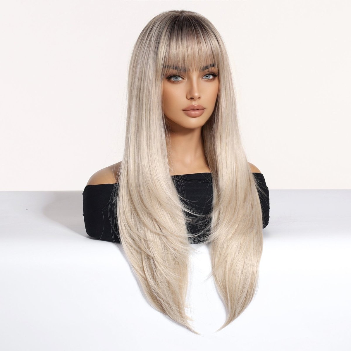Platinum Blonde &amp; Light Gold Wig - MARKETPLACE - Milk &amp; Honey Wigs