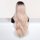 Platinum Blonde Ombre Wig with Fringe - MARKETPLACE - Milk & Honey Wigs