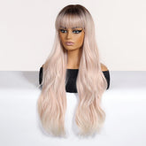 Platinum Blonde Ombre Wig with Fringe - MARKETPLACE - Milk & Honey Wigs