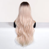 Platinum Blonde Ombre Wig with Fringe - MARKETPLACE - Milk & Honey Wigs